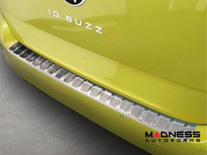 Volkswagen ID. Buzz Rear Bumper Sill Cover - Stainless Steel - Polished Finish
